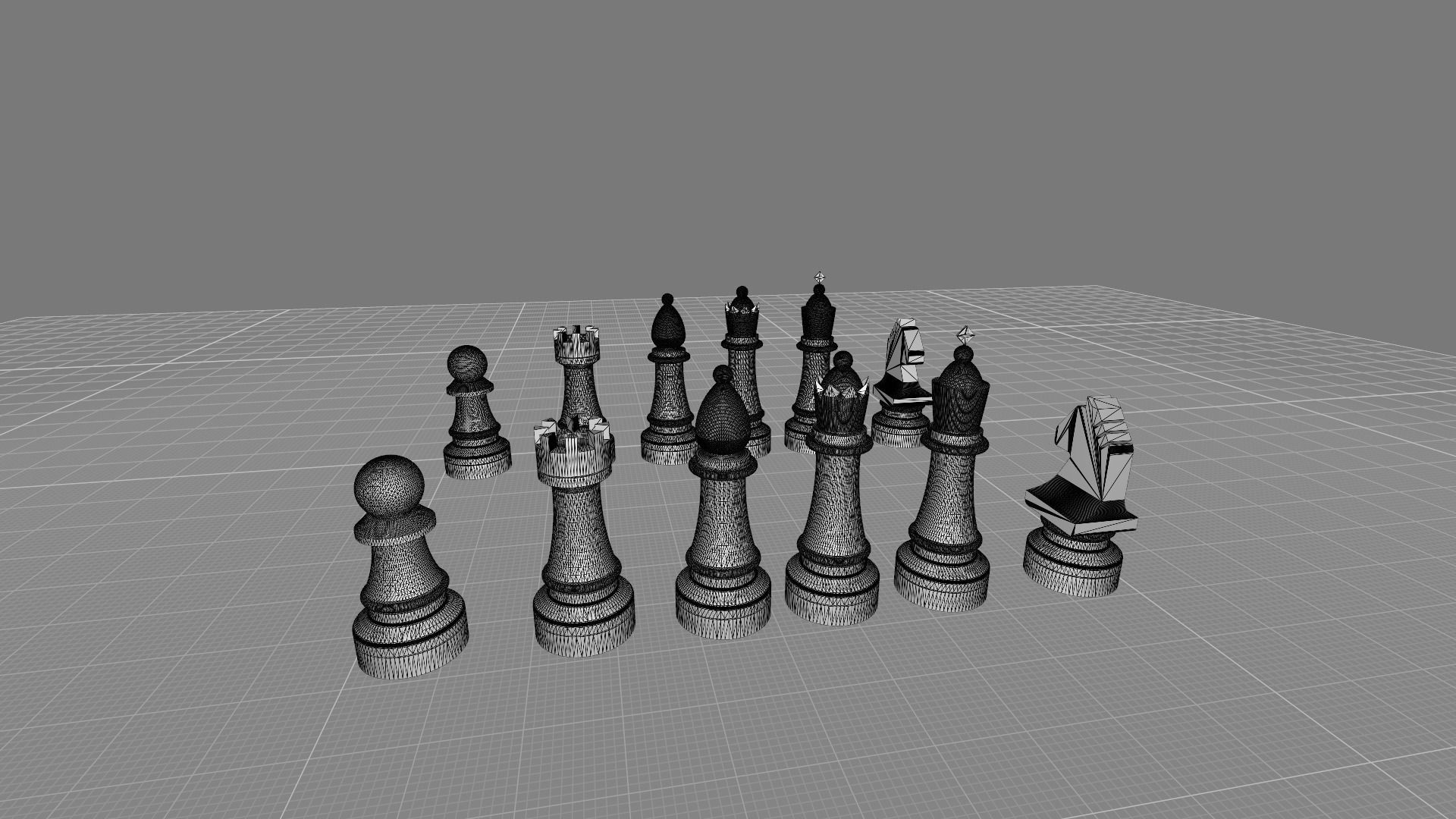 Chess parts type 1  3D model_14