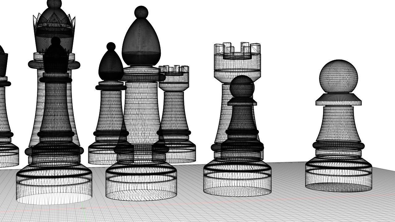 Chess parts type 1  3D model_13