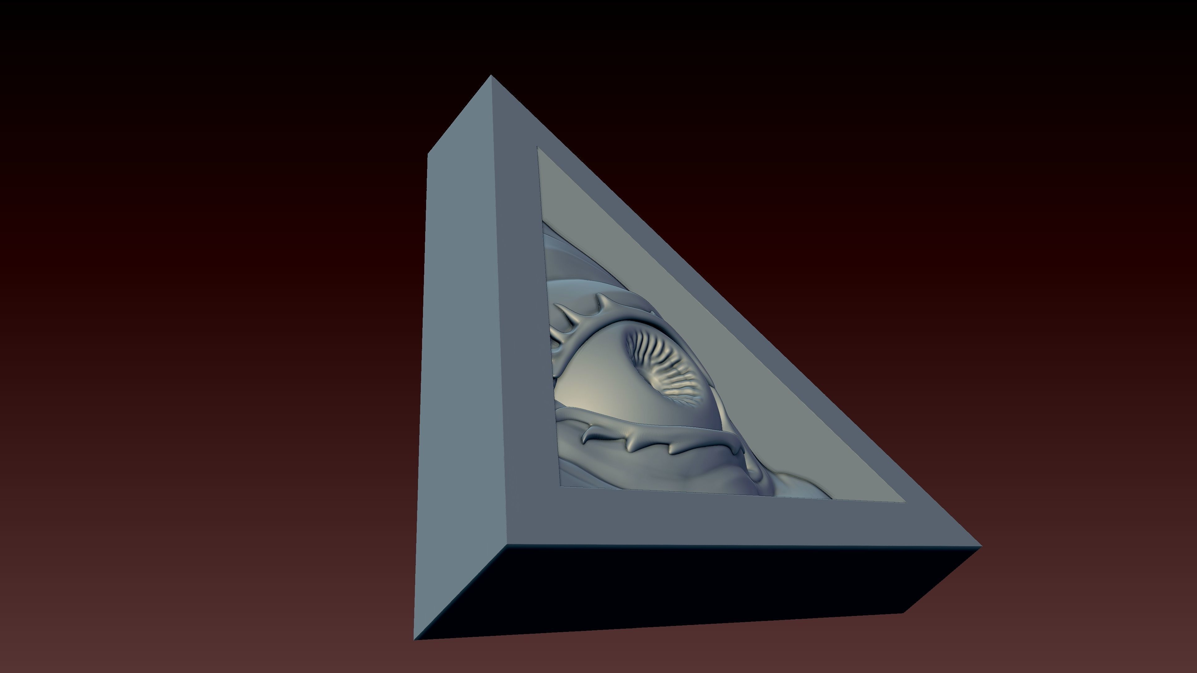 Ministry of Disinformation The Eye of Providence Illuminati Eye 3D print model_6