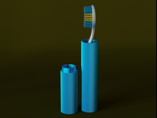Travel Tooth brush Case 2 3D print model