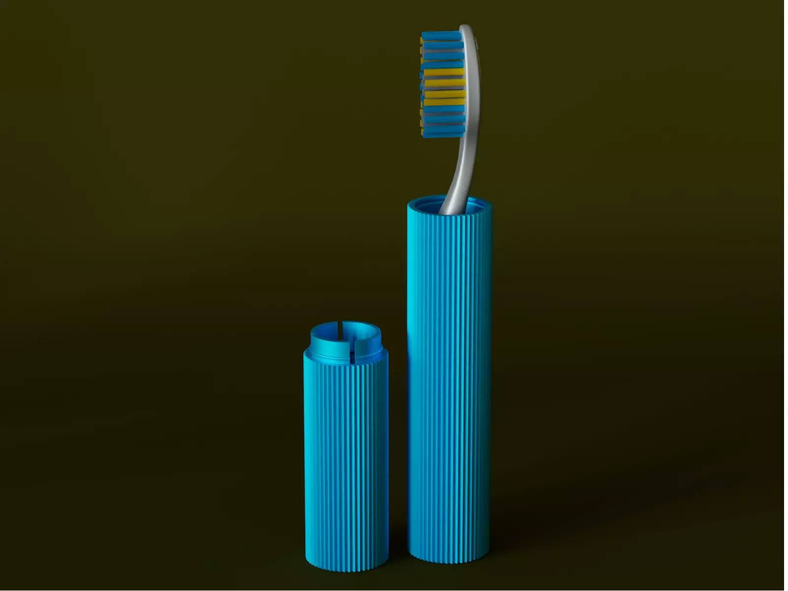 Travel Tooth brush Case 2 3D print model_0