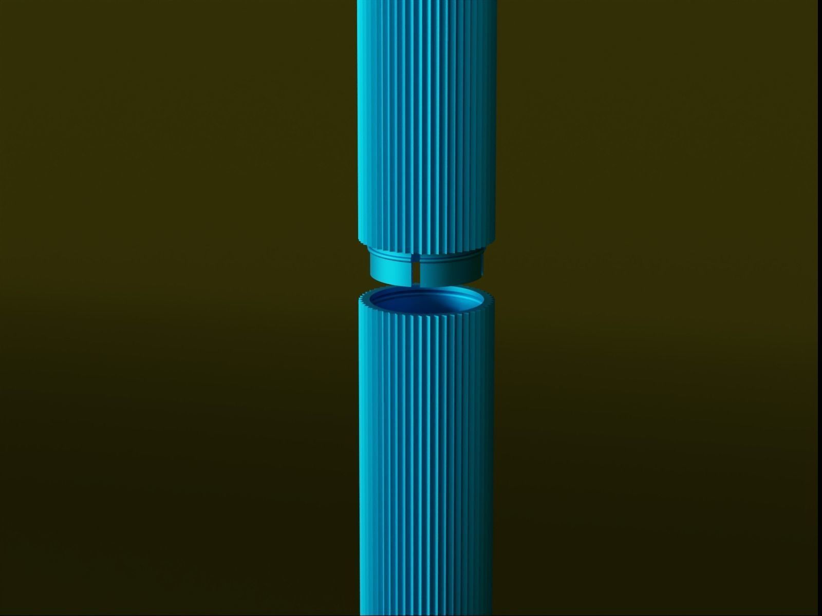 Travel Tooth brush Case 2 3D print model_7