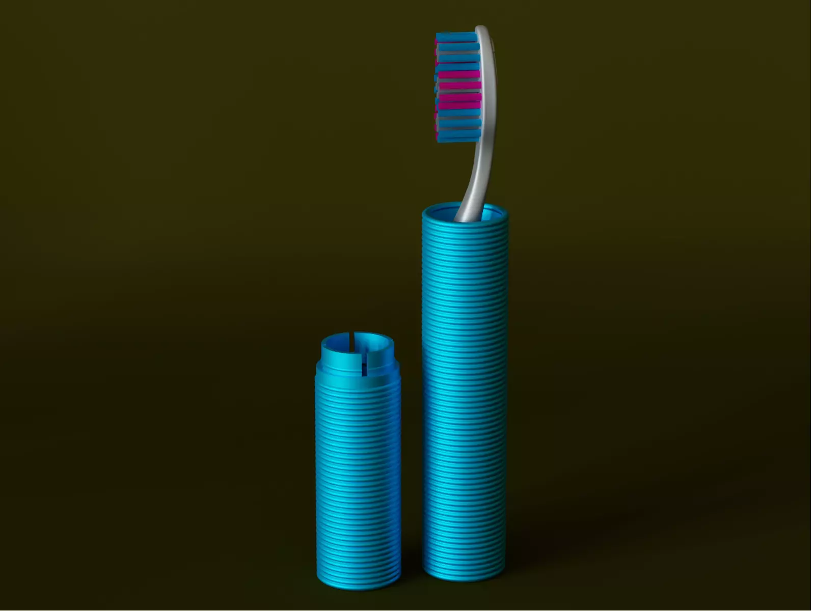 Travel Tooth brush Case 03 3D print model_0