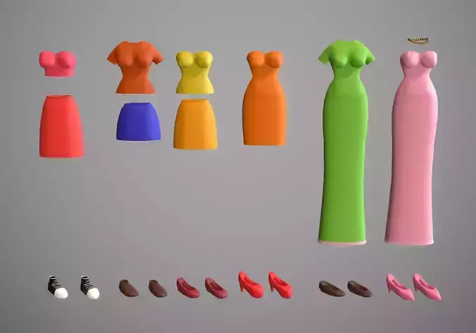 female outfits package