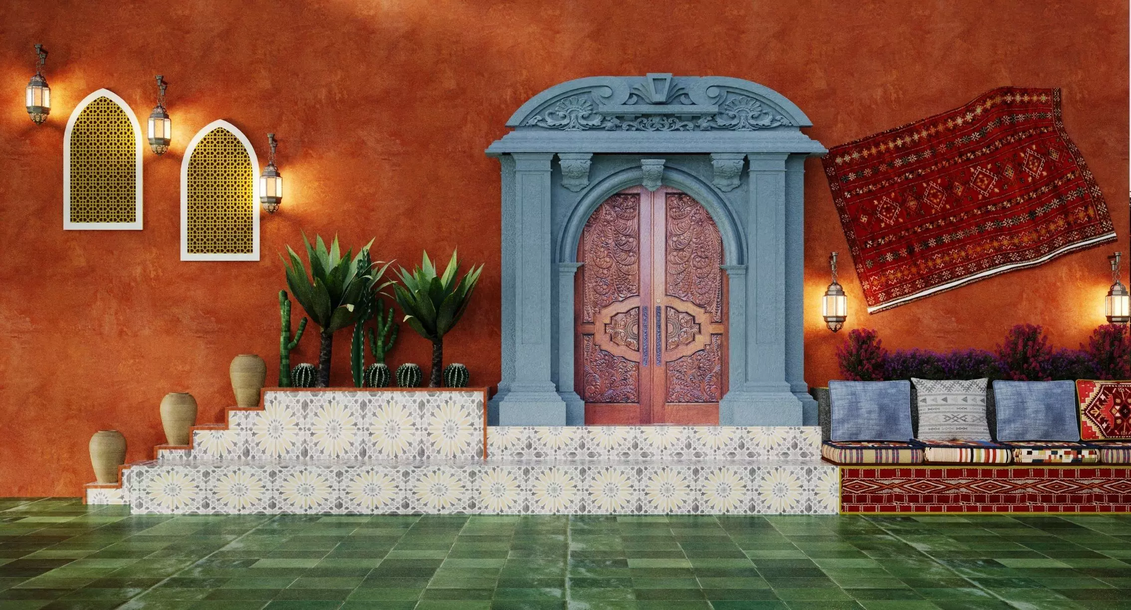 SPECIAL MOROCCO CONCEPT SCENE 3D model