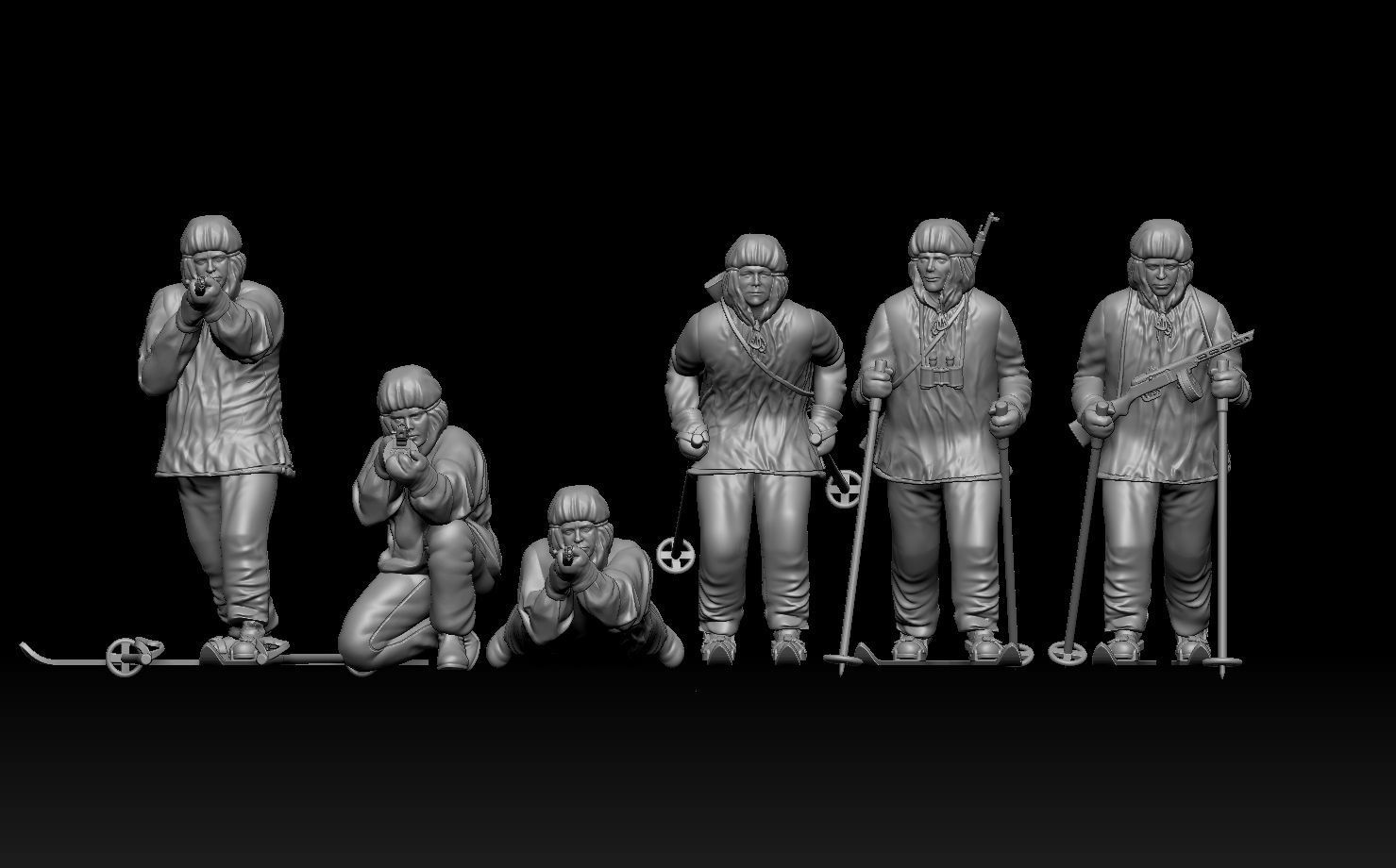 soldiers WW2 Russia 3D print model_5