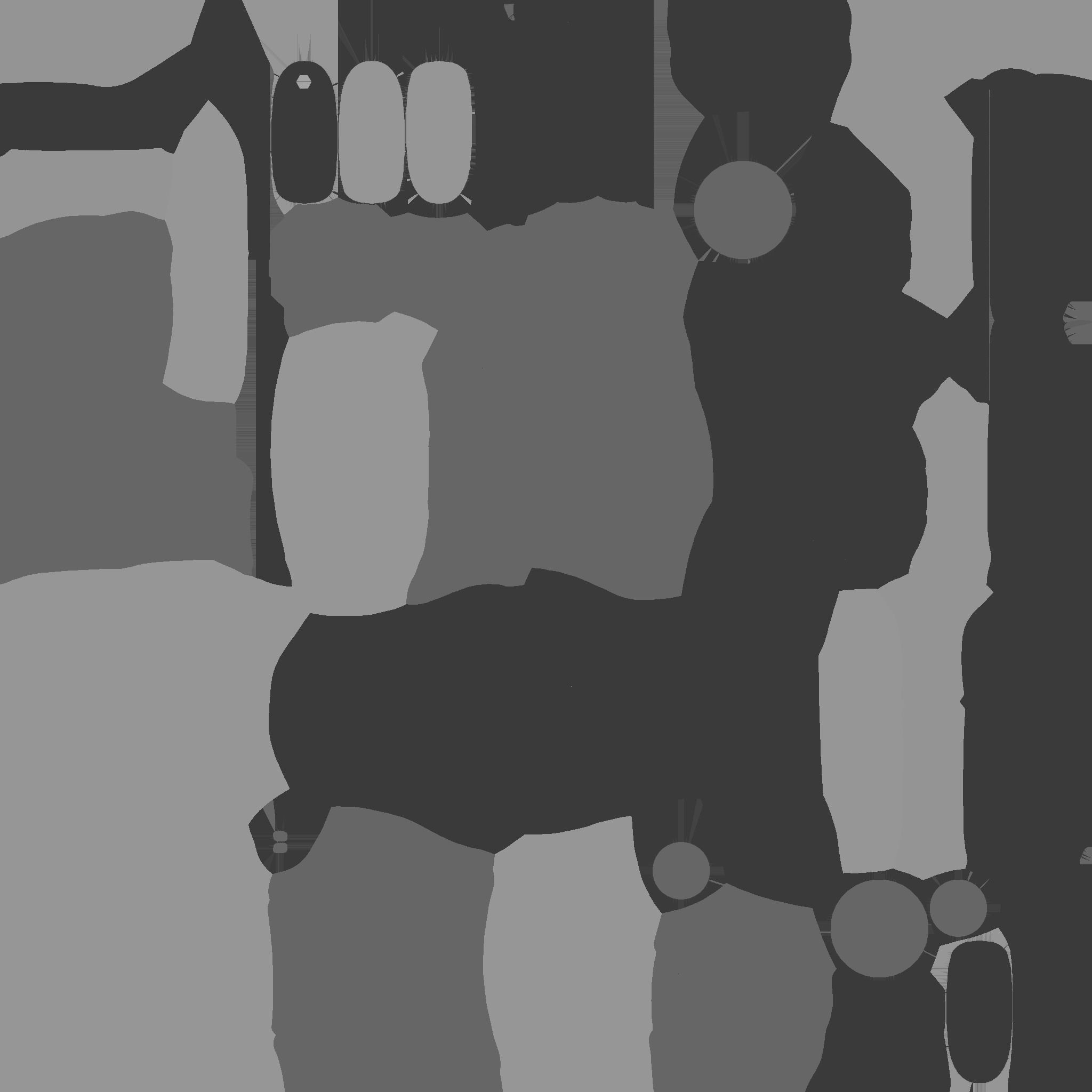 Tech Wheelchair B05 Carbon Fiber - Disability Character Design Low-poly 3D model_25