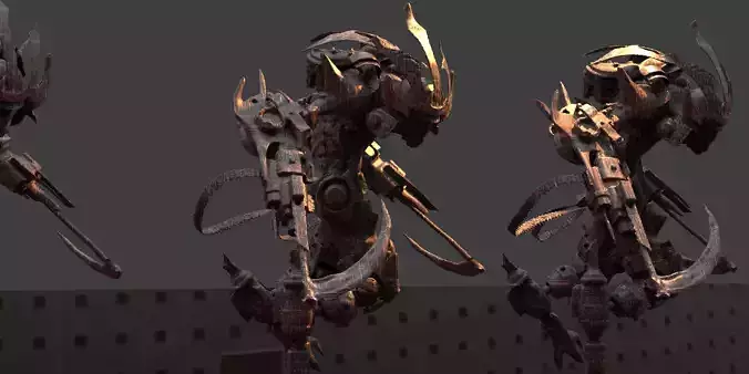 Bionic samurai low res model 3 