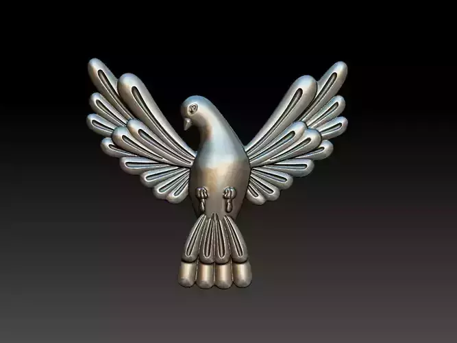 Holy Spirit Dove - Pomba Espirito Santo 3D print model