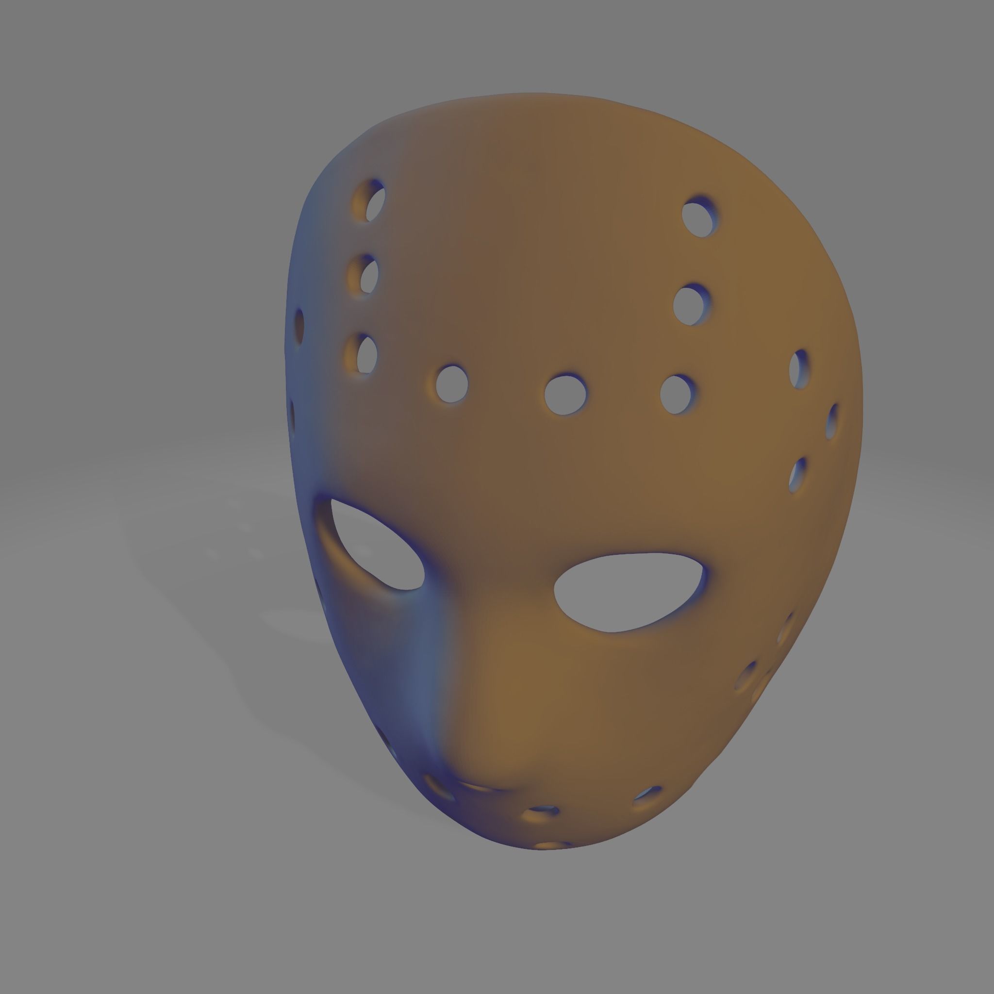 Jason Voorhees Friday the 13th Hockey mask 3D print file 3D print model_2