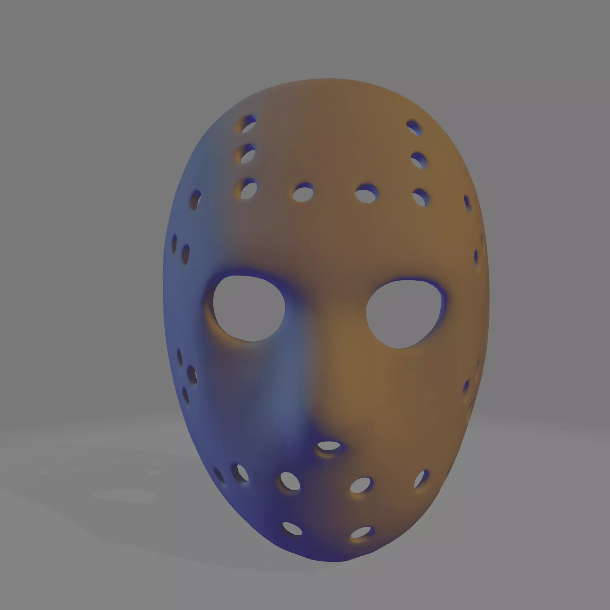 Jason Voorhees Friday the 13th Hockey mask 3D print file 3D print model_0
