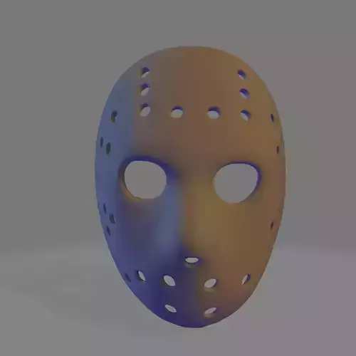 Jason Voorhees Friday the 13th Hockey mask 3D print file 3D print model Jason Voorhees Friday the 13th Hockey mask 3D print file 3D print model