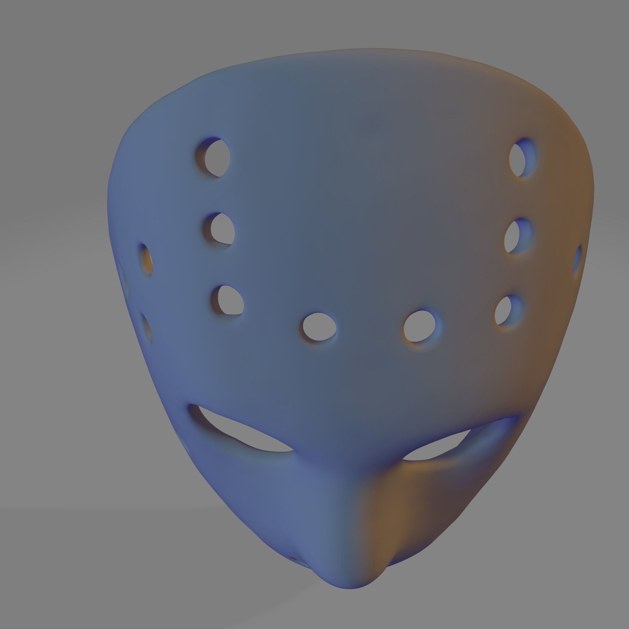 Jason Voorhees Friday the 13th Hockey mask 3D print file 3D print model_4