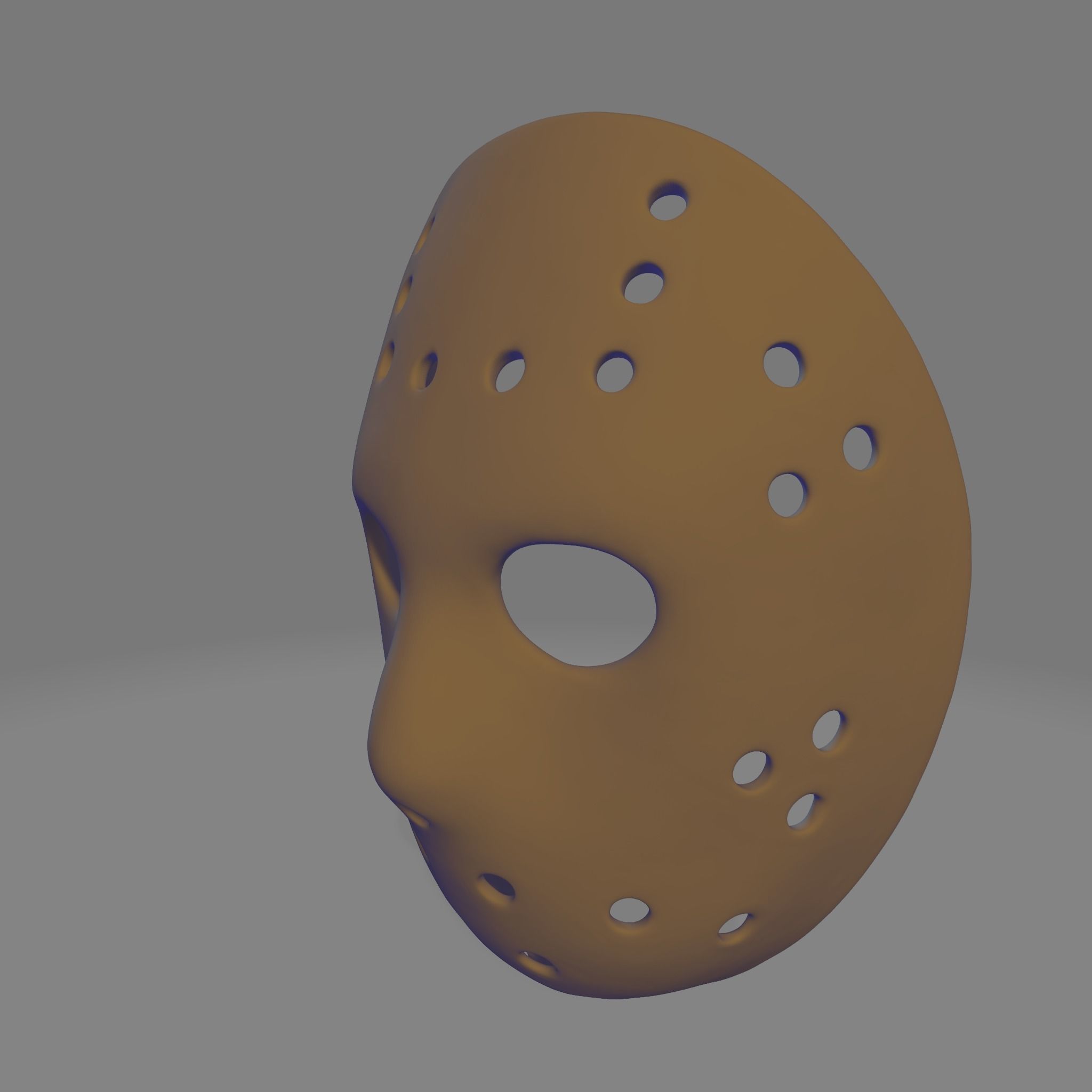 Jason Voorhees Friday the 13th Hockey mask 3D print file 3D print model_1