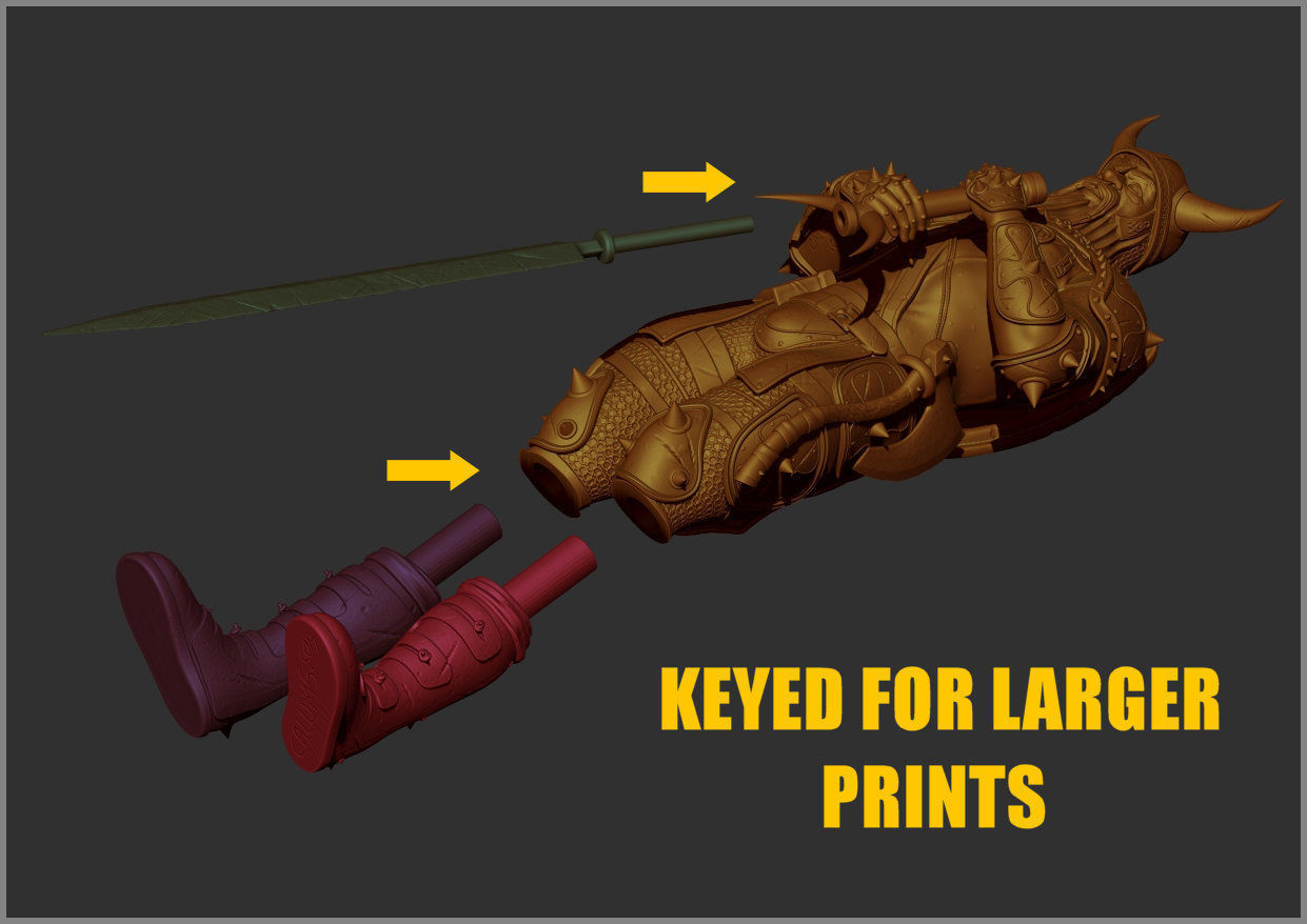 Old Viking 3D print model_24