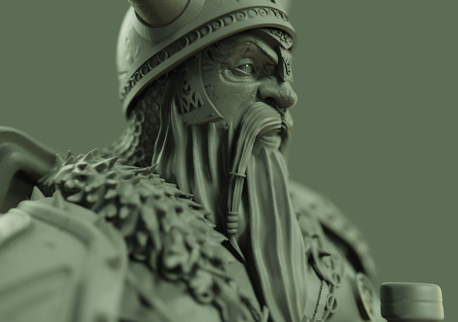 Old Viking 3D print model_12