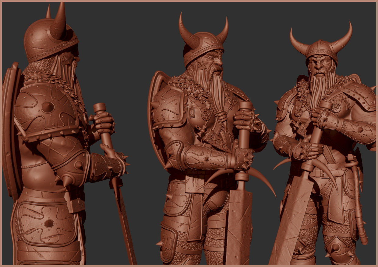 Old Viking 3D print model_4
