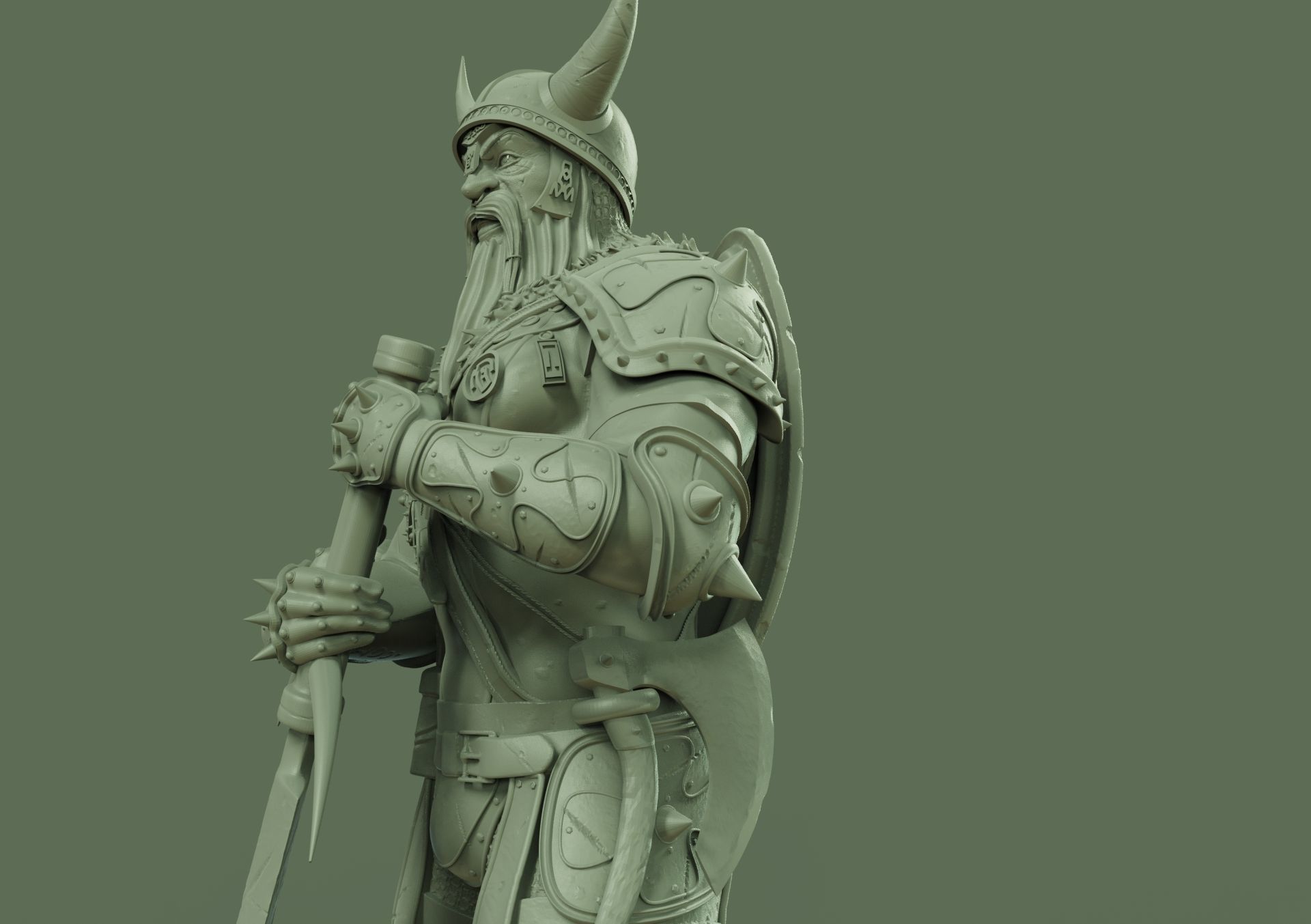 Old Viking 3D print model_13