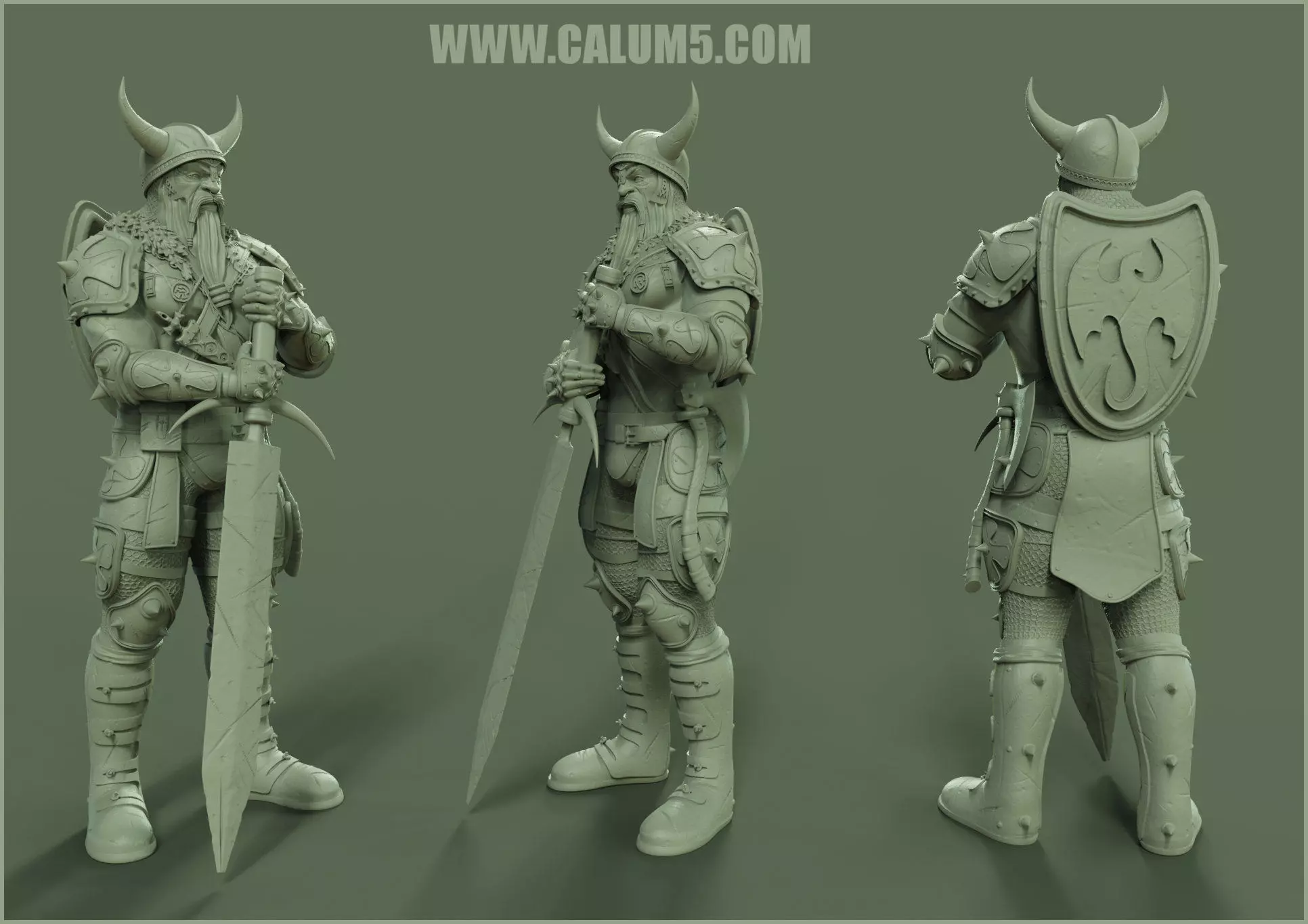 Old Viking 3D print model_0