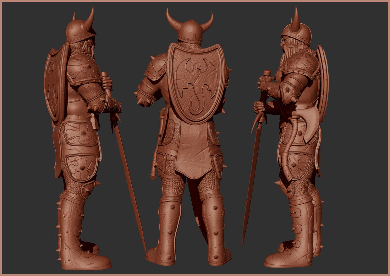 Old Viking 3D print model_3