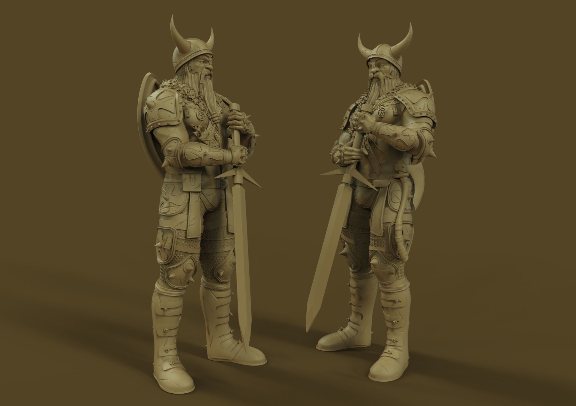 Old Viking 3D print model_7