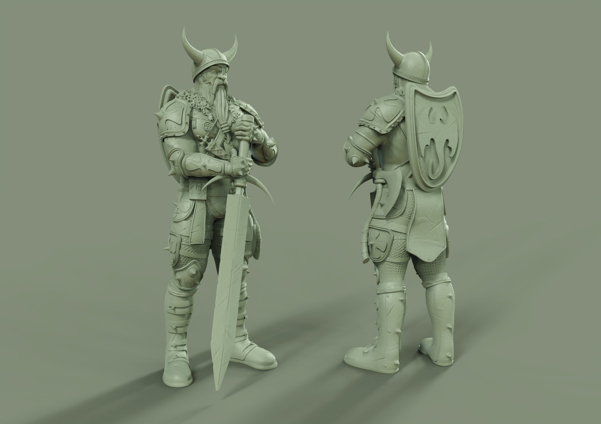 Old Viking 3D print model_8