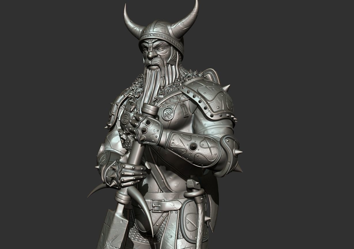 Old Viking 3D print model_18