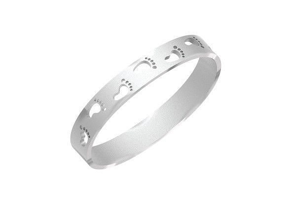footprint bracelet 3D print model