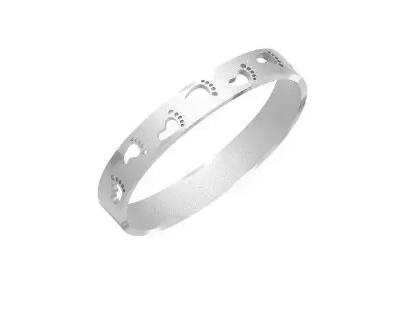 footprint bracelet