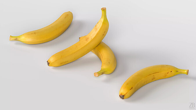 Banana 3D model 3