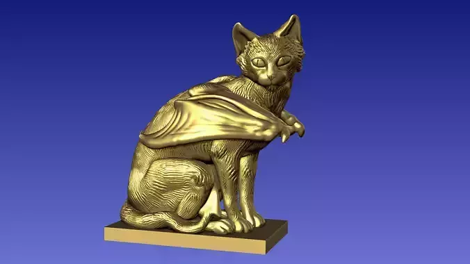 Catbat Full and flat back version 3D print model