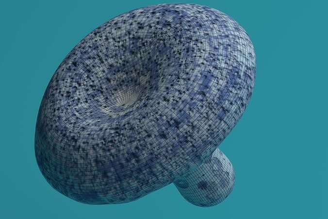 Mushroom Lactarius Indigo 3D model