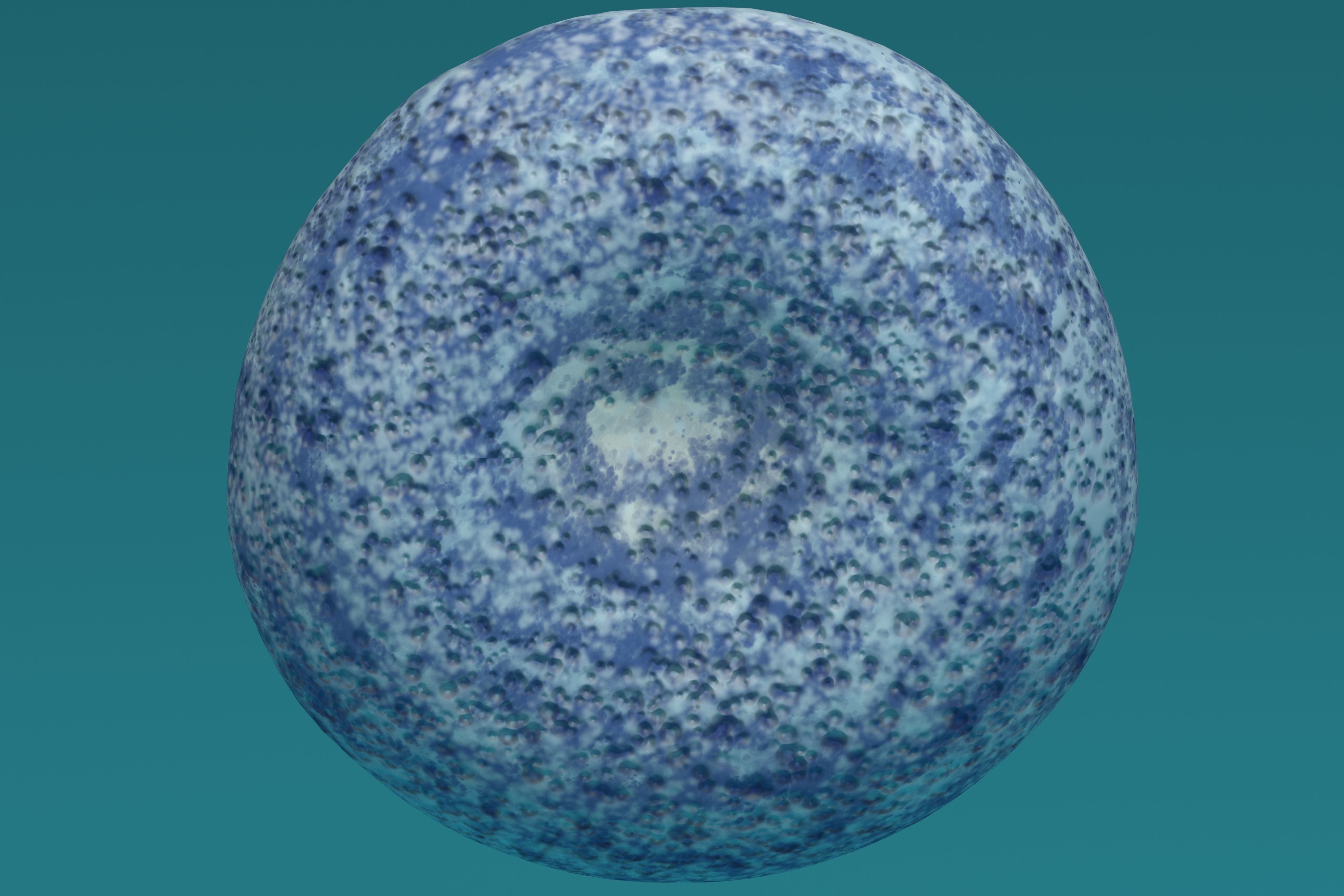 Mushroom Lactarius Indigo 3D model_6