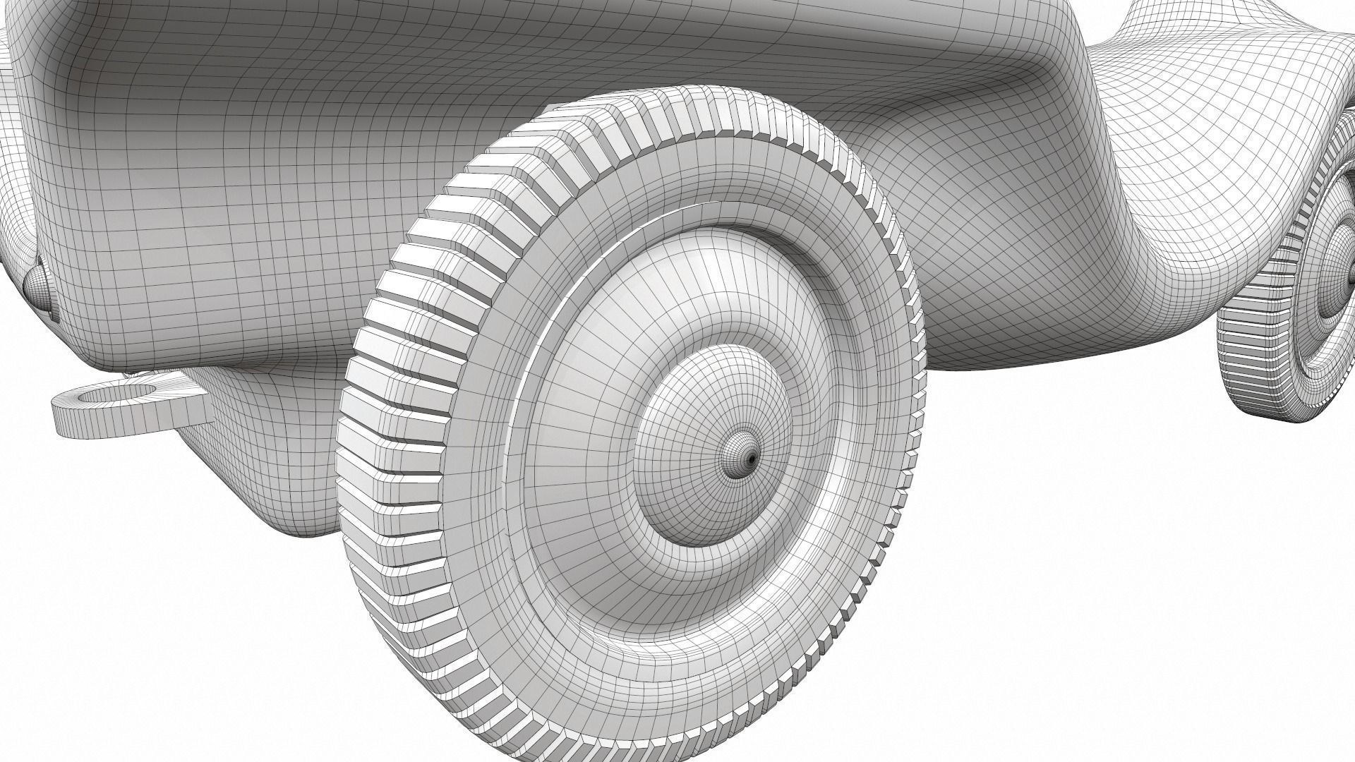 Bobbycar 3 toy car 3D model_16