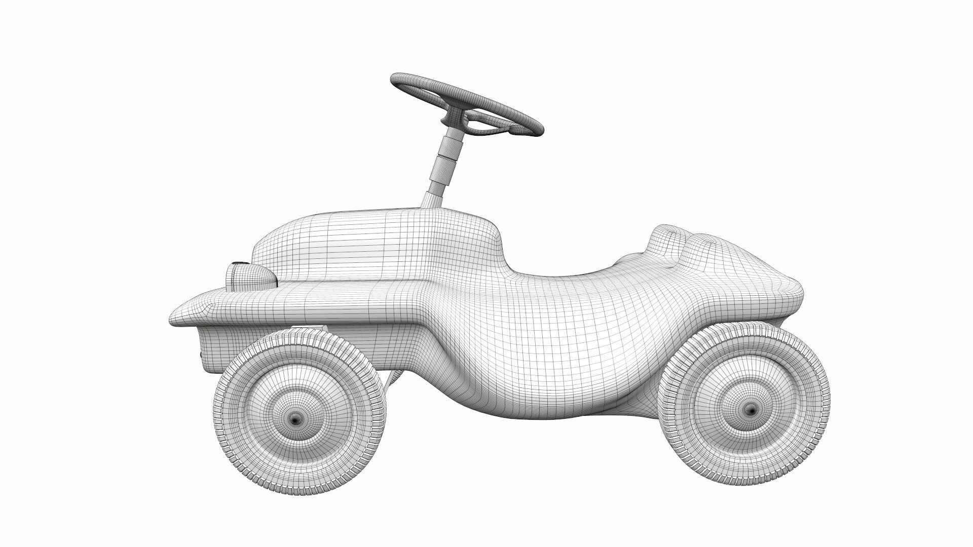Bobbycar 3 toy car 3D model_11