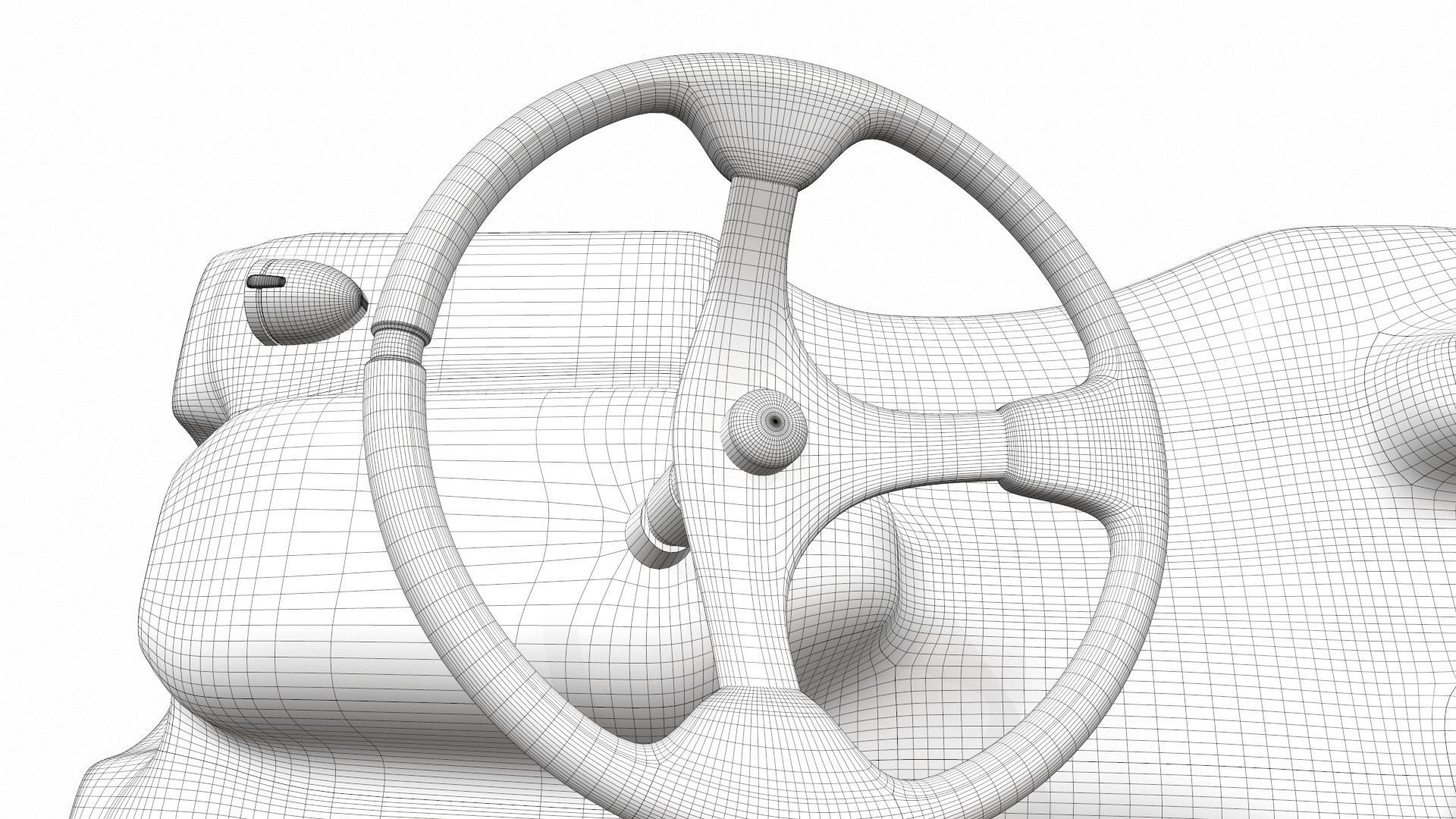 Bobbycar 3 toy car 3D model_19