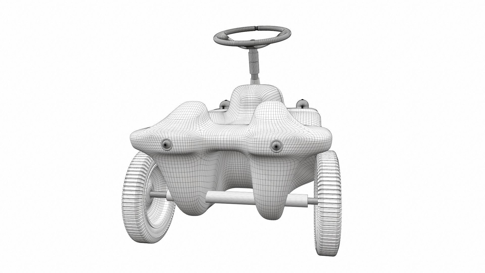 Bobbycar 3 toy car 3D model_13