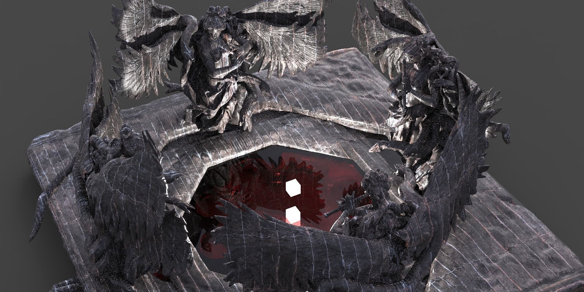 Blood Stone Floor design  3D model_1