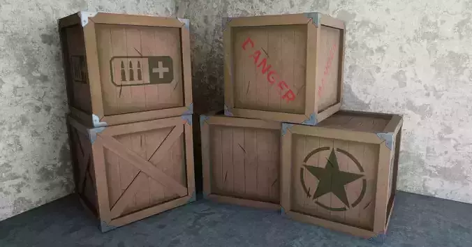 Stylized Box - Military