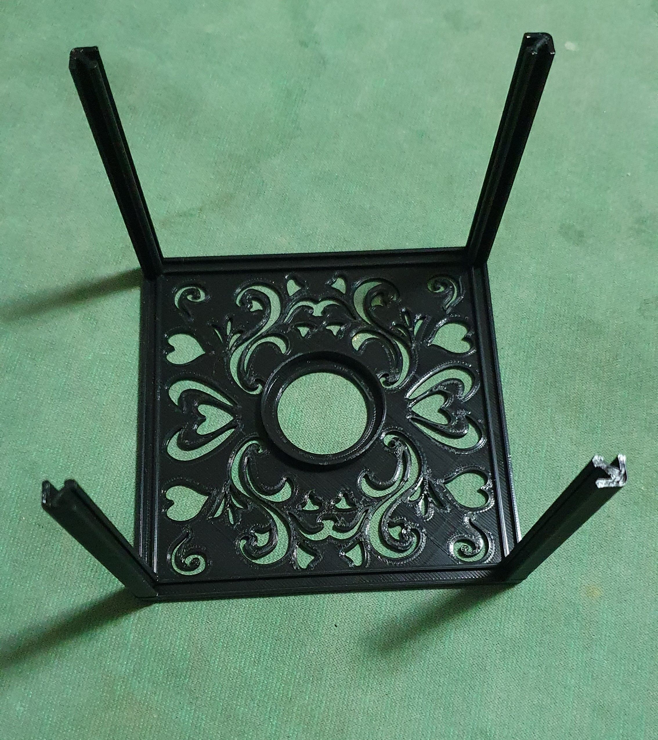 Lithophane holder Lamp 3D print model_1