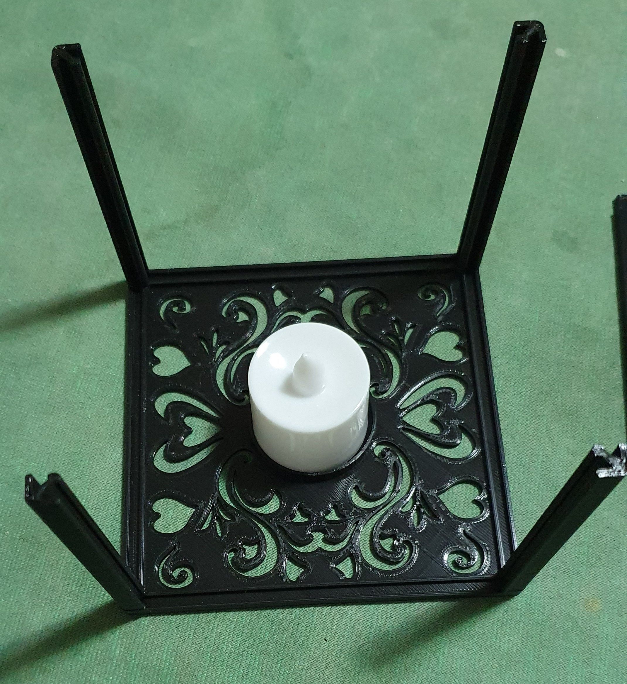 Lithophane holder Lamp 3D print model_2