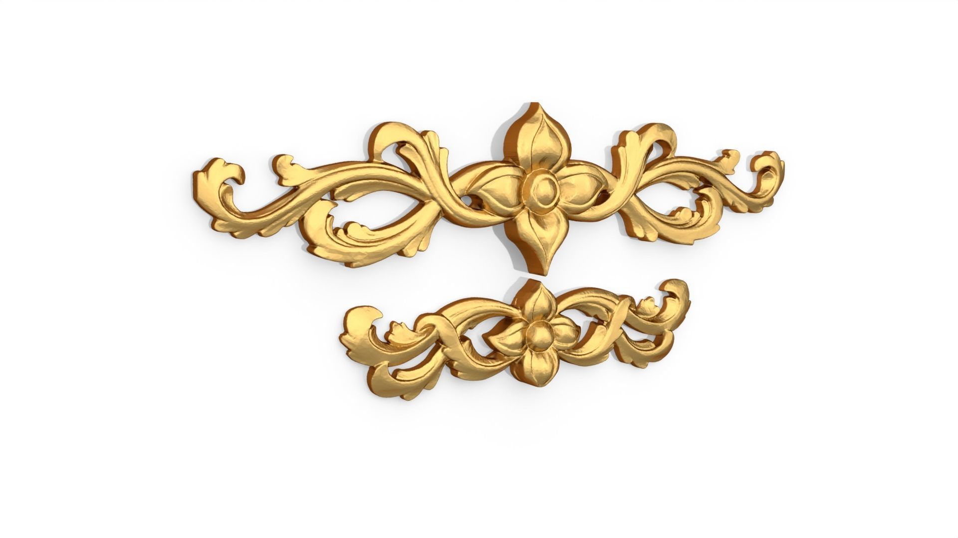 Classic decor ornament 134 3D model_1