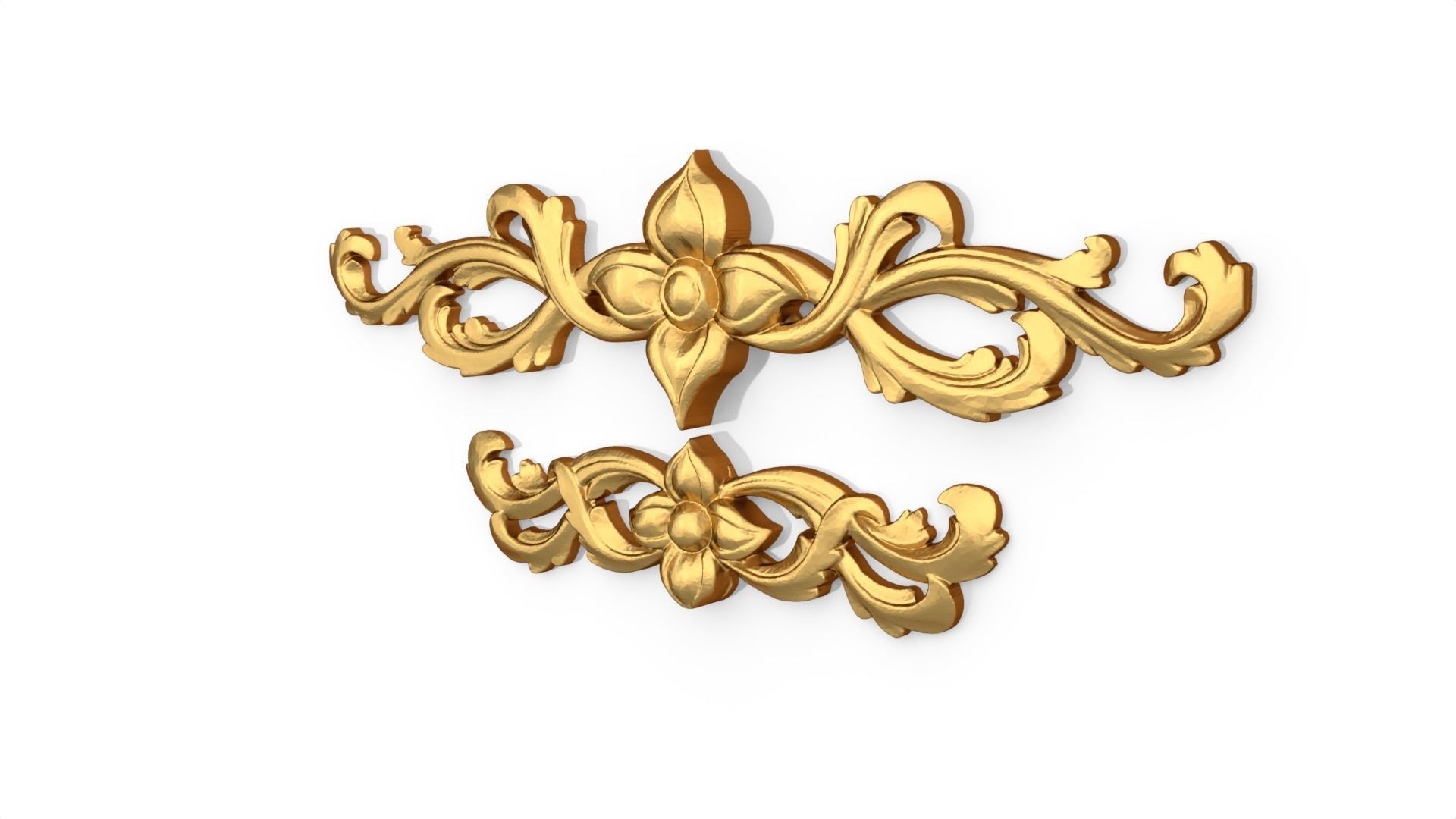 Classic decor ornament 134 3D model_2