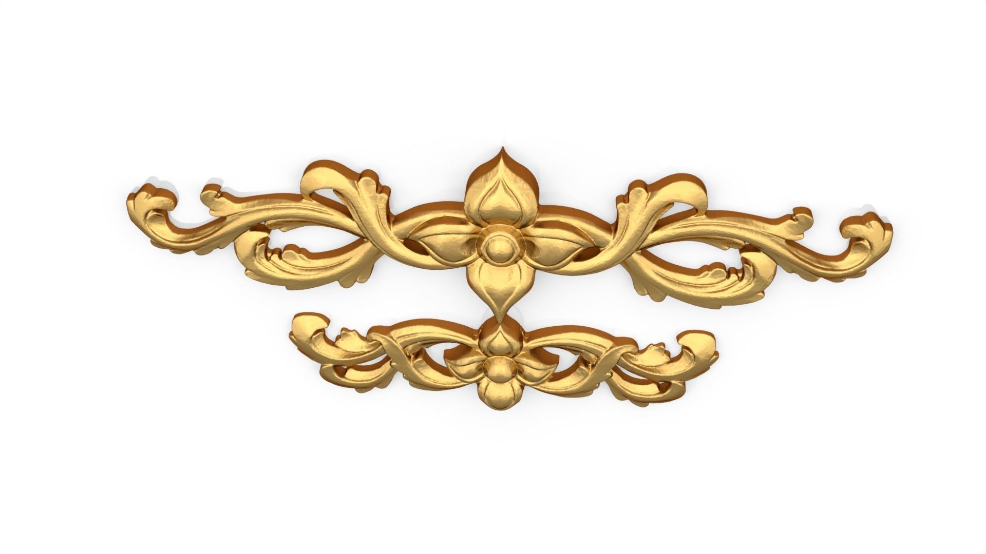 Classic decor ornament 134 3D model_4