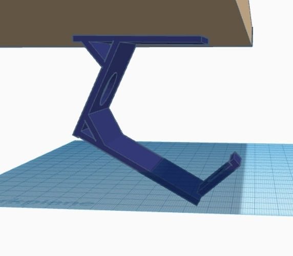 Under - table ps5 controller holder 3D print model