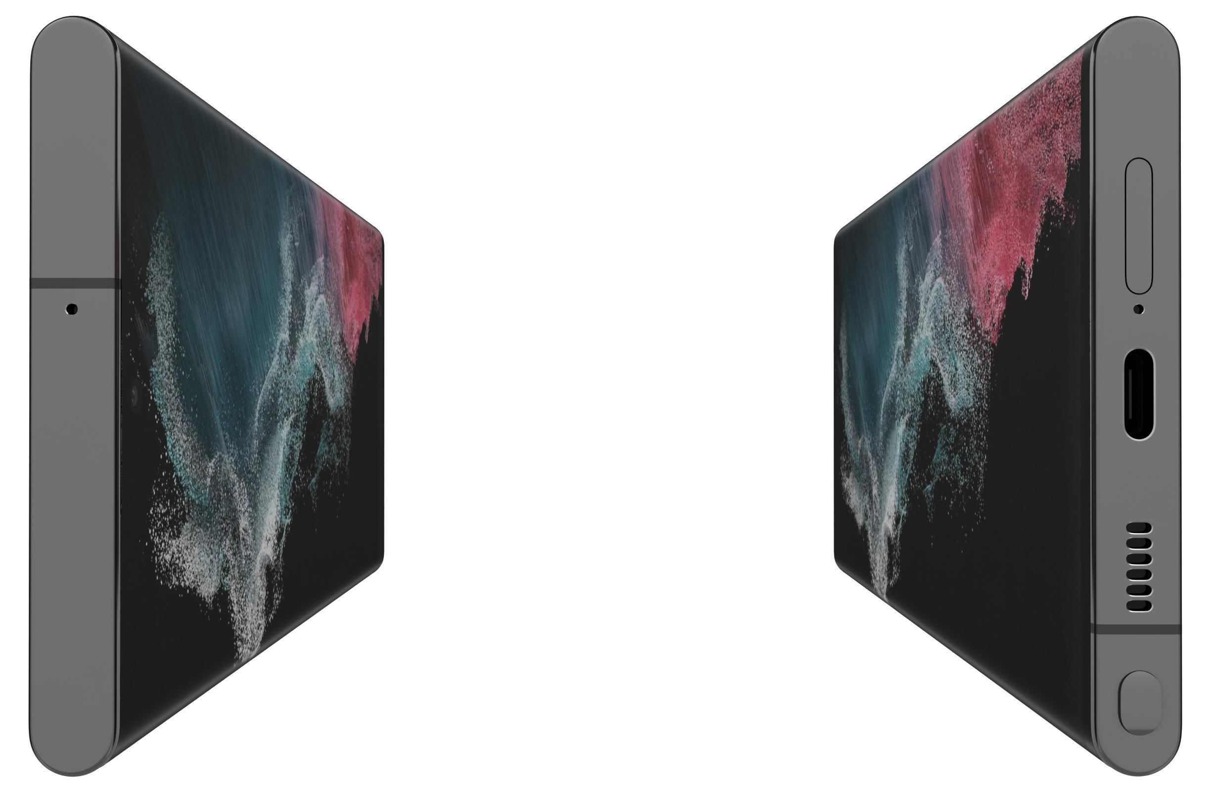 Samsung Galaxy S22 Ultra Phantom Black 3D model_7