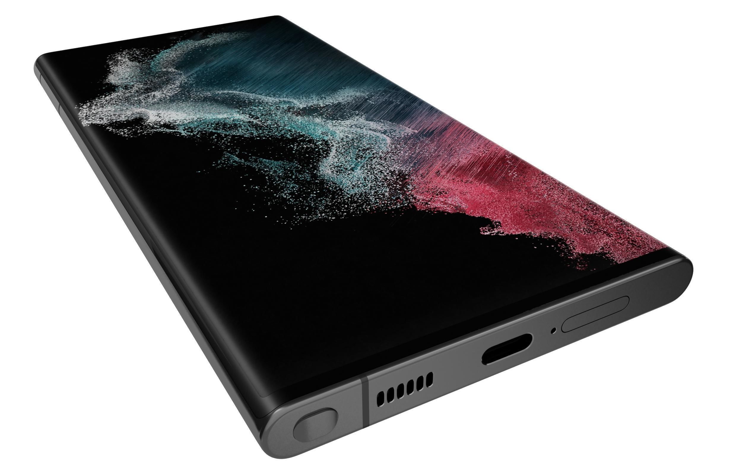 Samsung Galaxy S22 Ultra Phantom Black 3D model_9