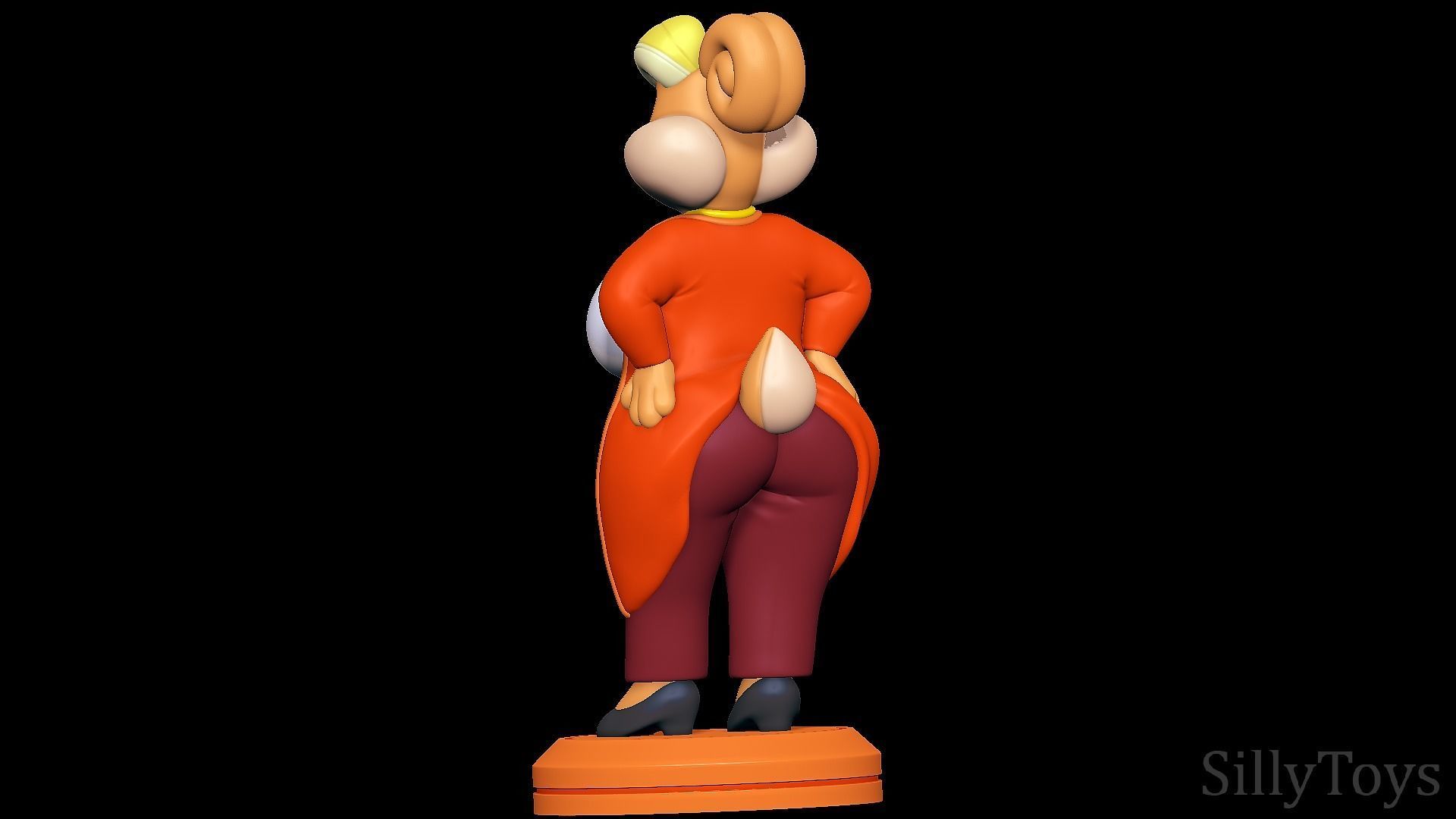 Patricia Bunny - The Looney Tunes Show 3D print model_4