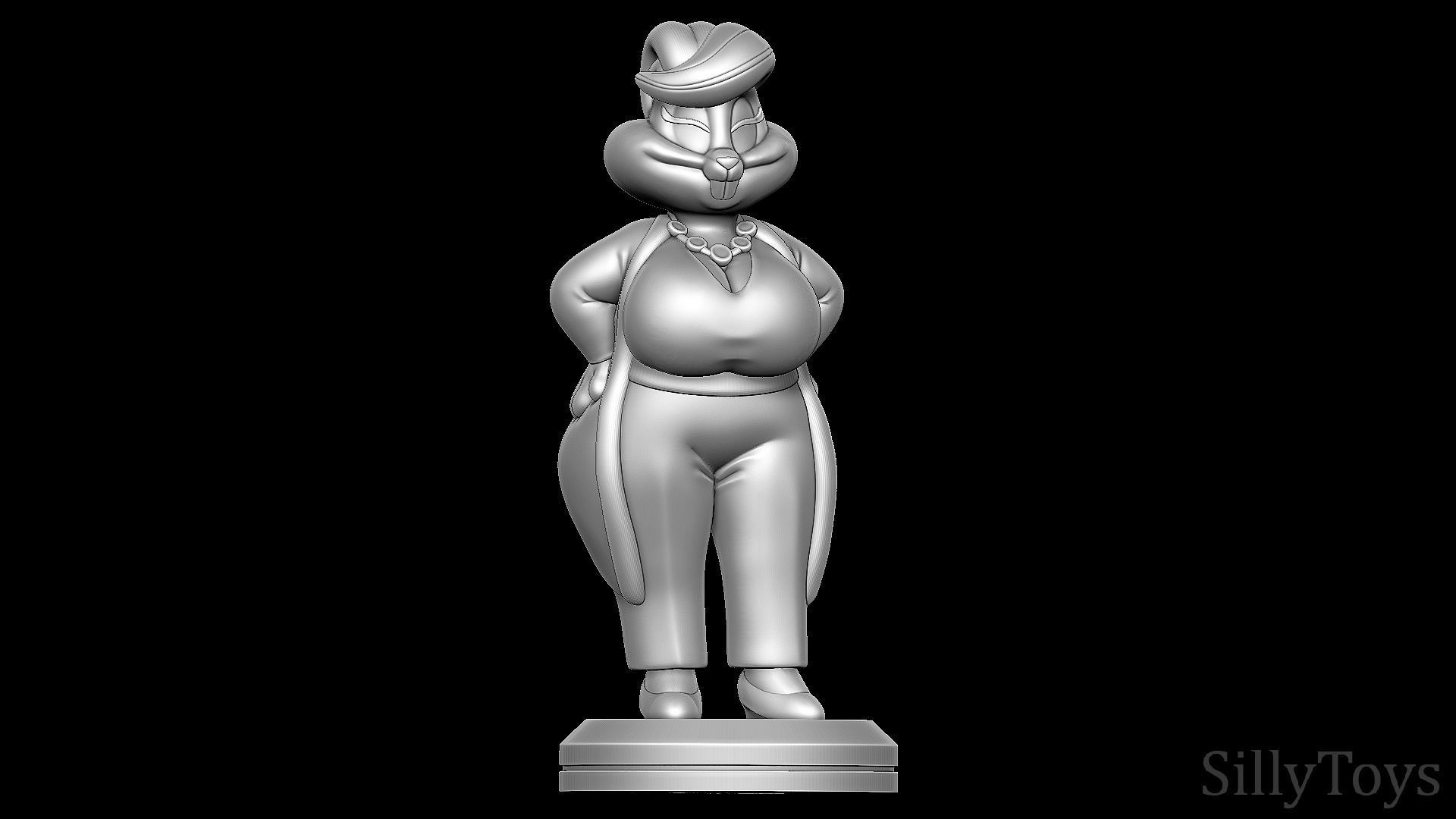 Patricia Bunny - The Looney Tunes Show 3D print model_10