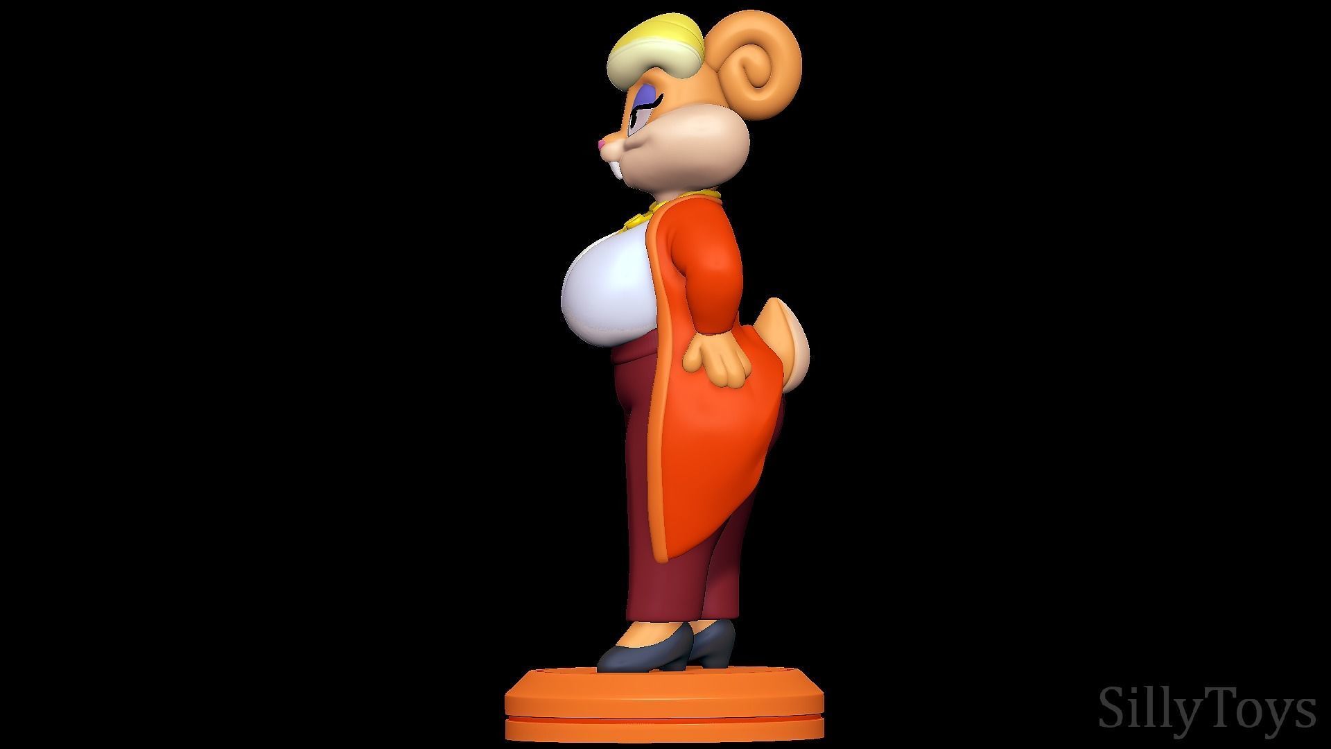 Patricia Bunny - The Looney Tunes Show 3D print model_3